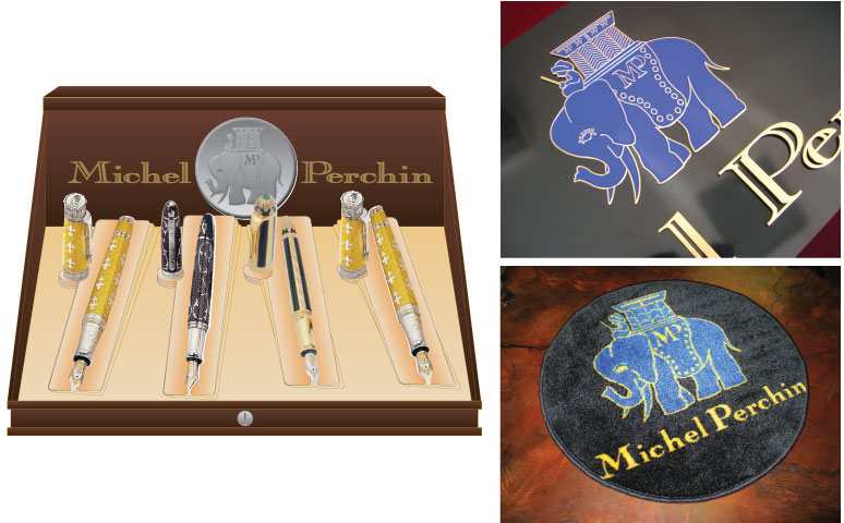 dimensional item pen displays