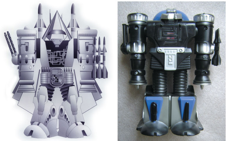 dimensional item toy robot