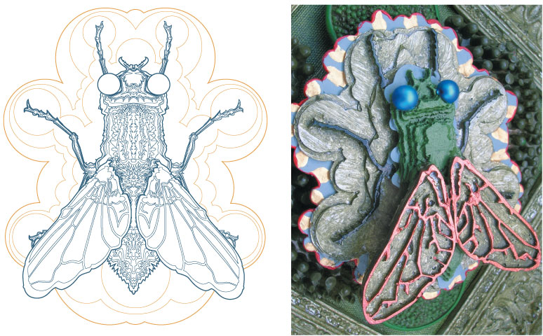 dimensioanl item fly