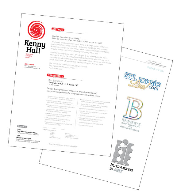 blurb graphics resume
