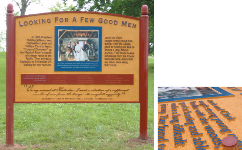signage fort kaskaskia