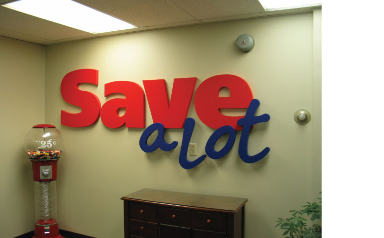 signage save a lot
