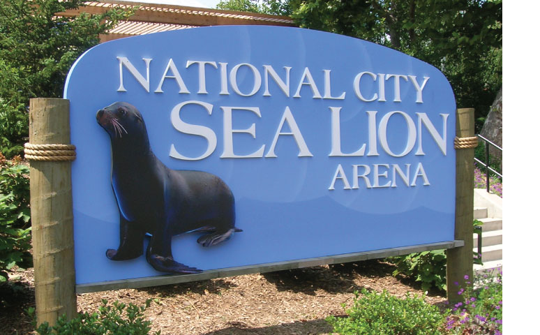 signage seal arena
